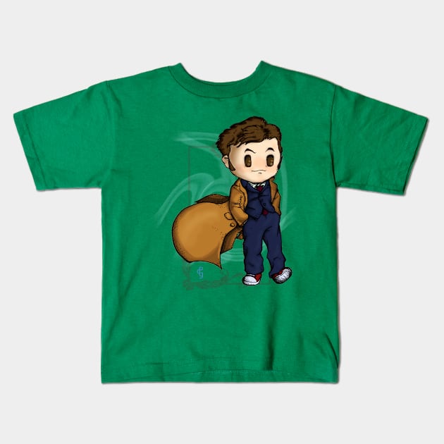 Doctor the 10th Kids T-Shirt by Sutilmente